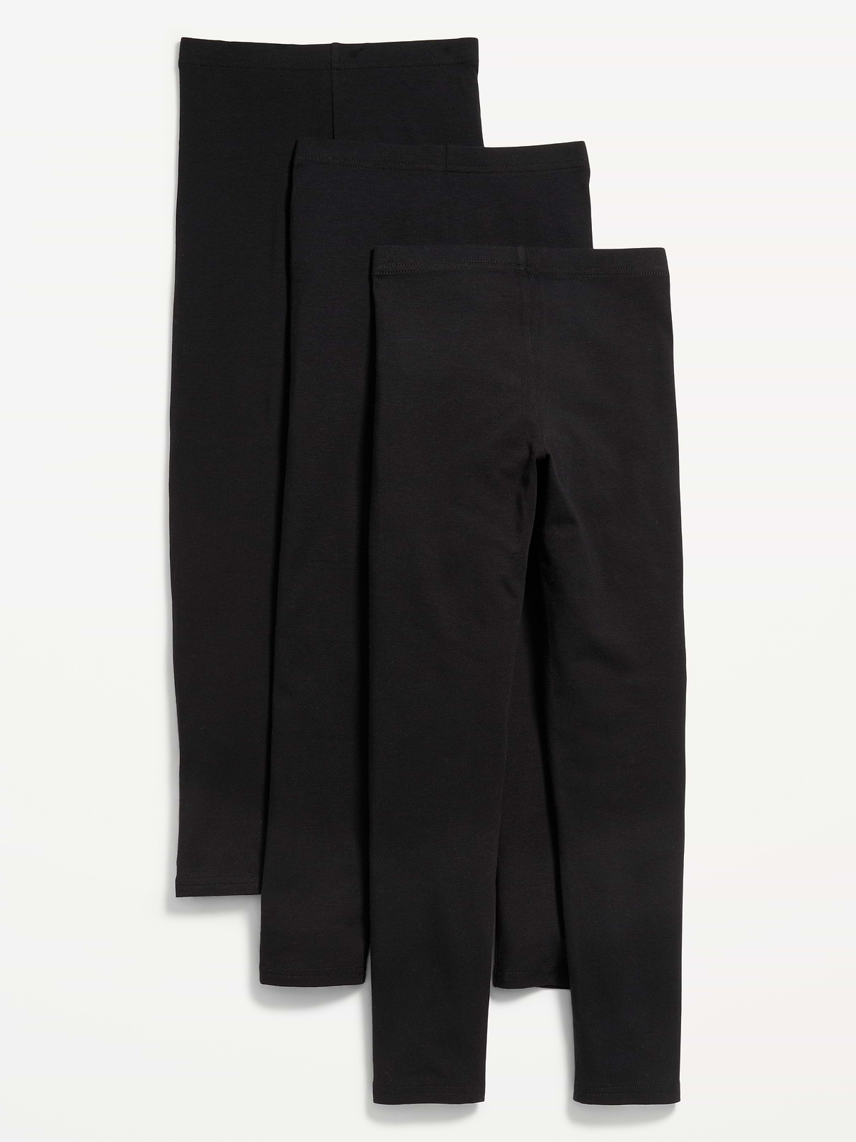 Image number 2 showing, Jersey Built-In Tough Leggings 3-Pack for Girls