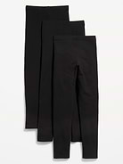 Image number 2 showing, Jersey Built-In Tough Leggings 3-Pack for Girls