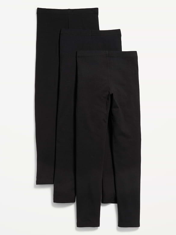 Jersey Built-In Tough Leggings 3-Pack for Girls