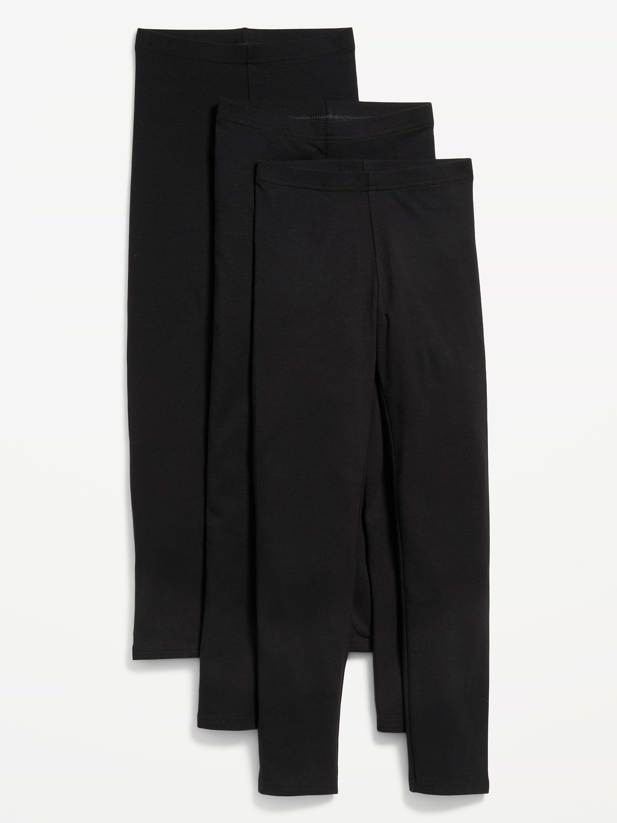 Image number 1 showing, Jersey Built-In Tough Leggings 3-Pack for Girls