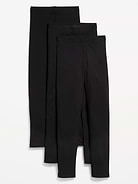 Image number 1 showing, Jersey Built-In Tough Leggings 3-Pack for Girls