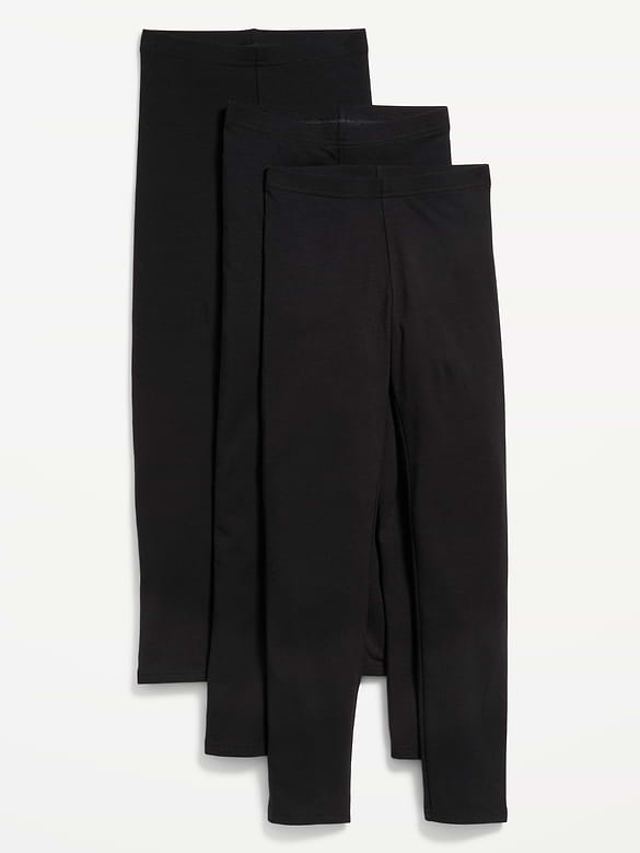 Jersey Built-In Tough Leggings 3-Pack for Girls