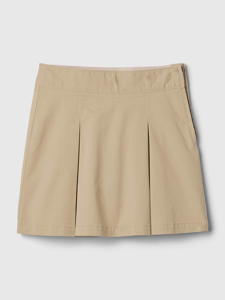Image number 3 showing, Kids Uniform Pleated Khaki Skort