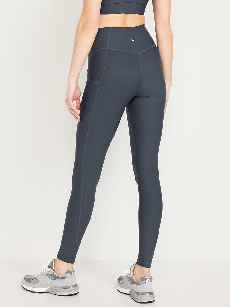 Image number 2 showing, High-Waisted PowerSoft Full-Length Pocket Leggings