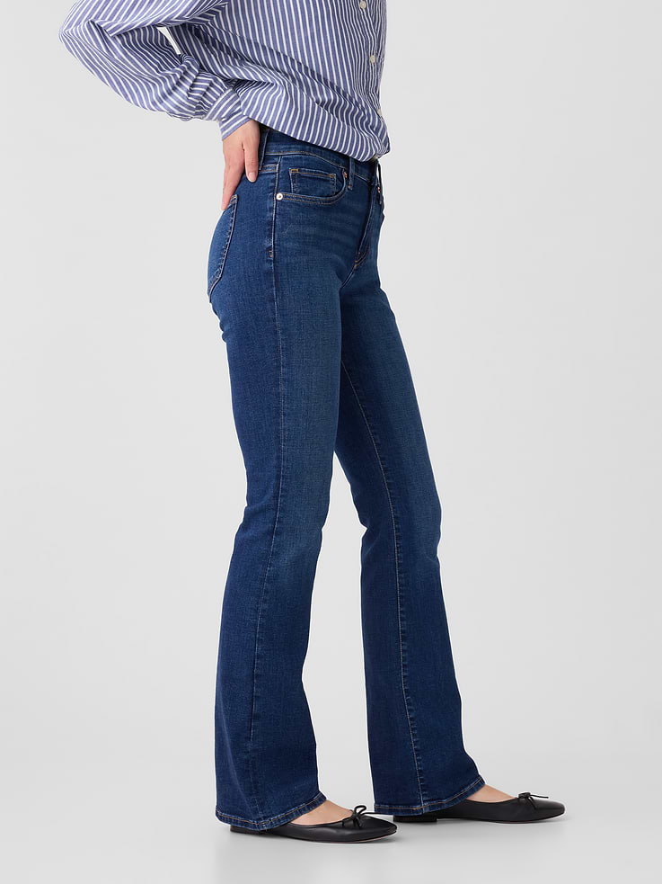 Image number 3 showing, Mid Rise Baby Boot Jeans
