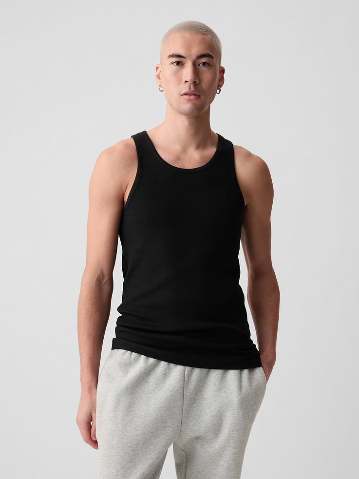 Image 2 de 4, Camisole en tricot côtelé (paquet de 2)