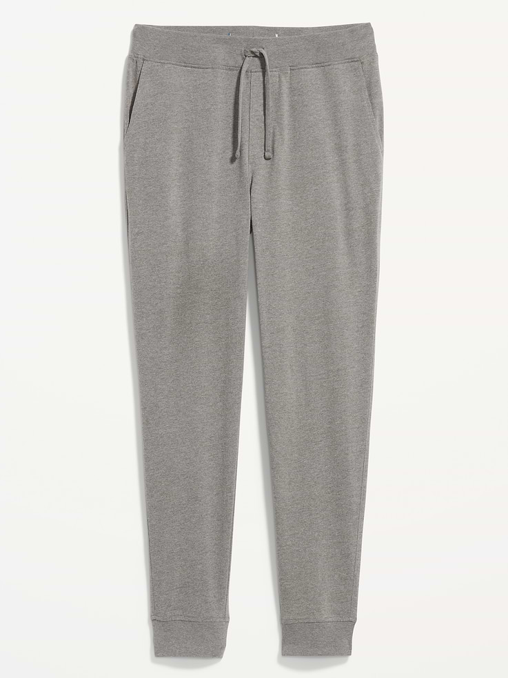 Image 1 of 3, elastic-drawstring waistband, faux fly, hip pockets, back right patch pocket, rib-knit cuffs, pull-on style, Product #341982