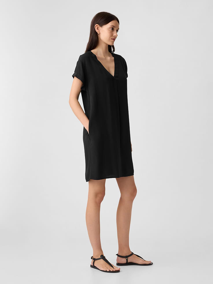 Image 3 of 6, V-Neck Dress