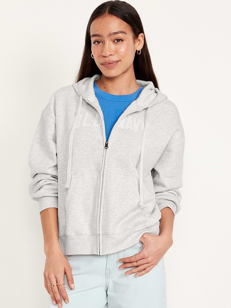 Image number 1 showing, Logo Zip Hoodie Sweatshirt