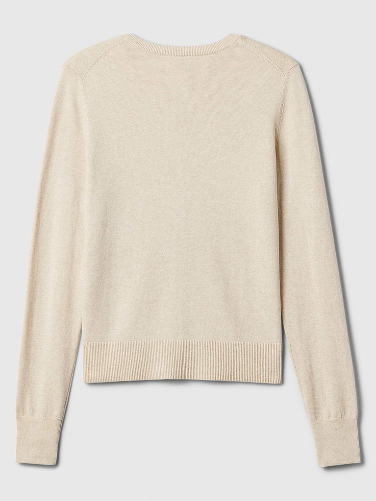 Image 6 of 6, Crewneck Cardigan