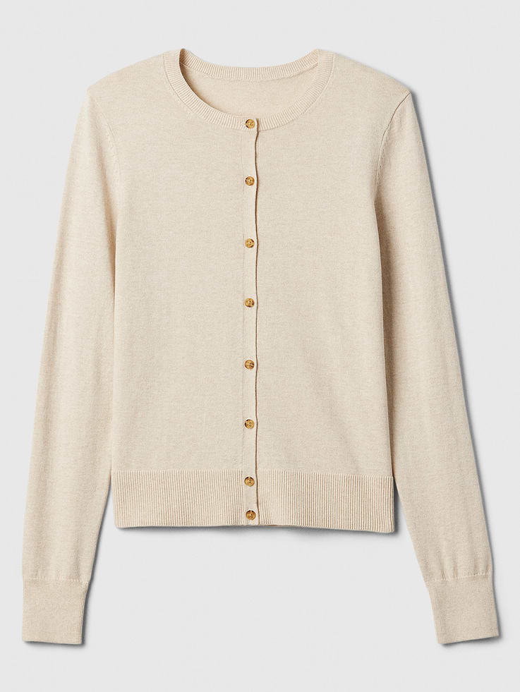 Image 5 of 6, Crewneck Cardigan