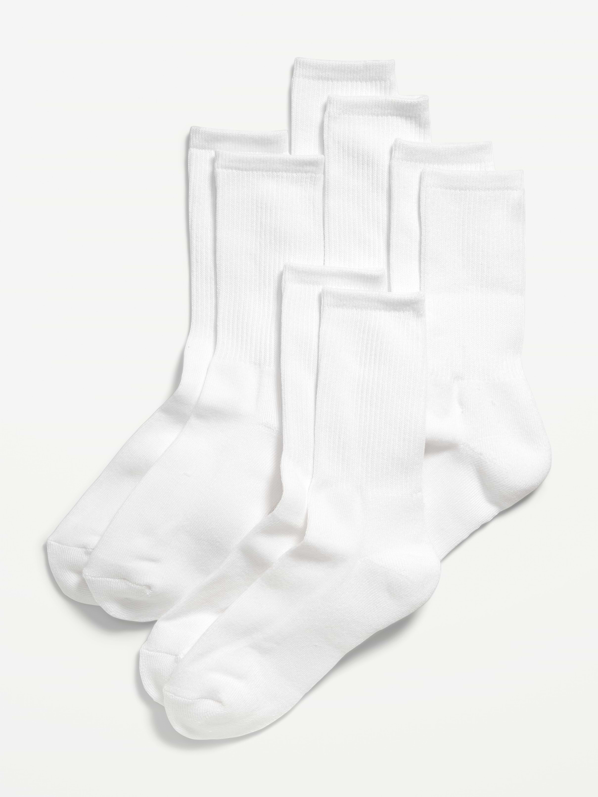 Image number 1 showing, Crew Socks 4-Pack