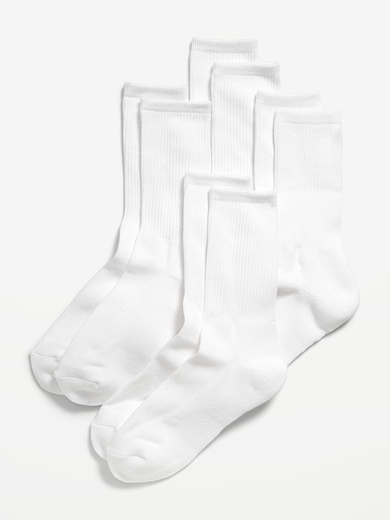 Image number 1 showing, Crew Socks 4-Pack