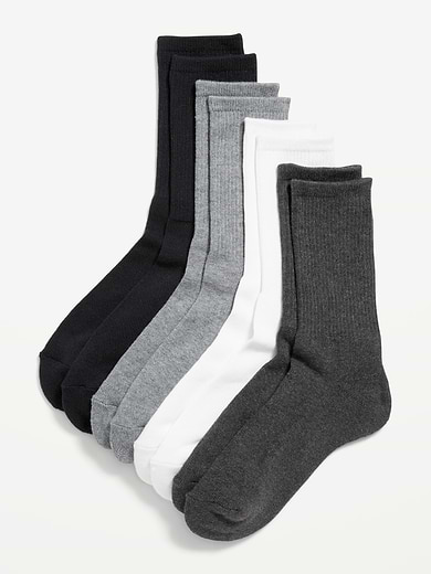 Image number 1 showing, Crew Socks 4-Pack