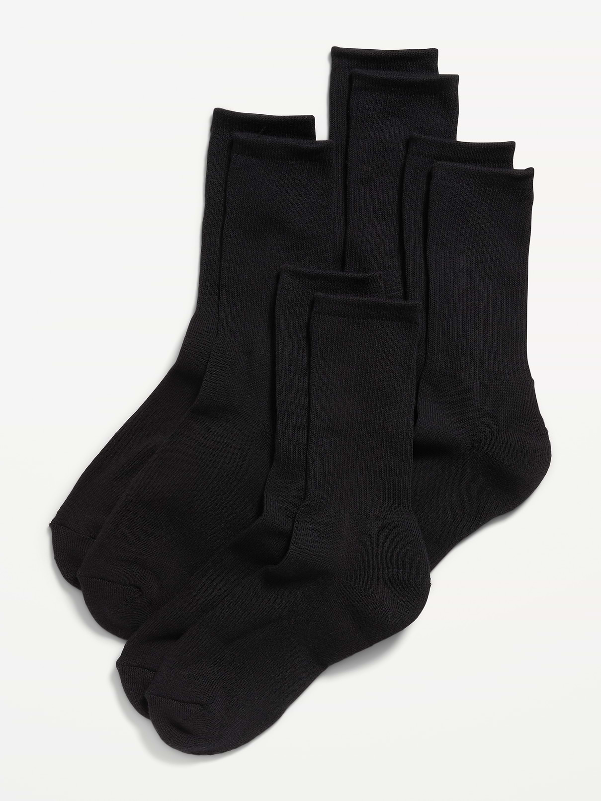 Image number 1 showing, Crew Socks 4-Pack