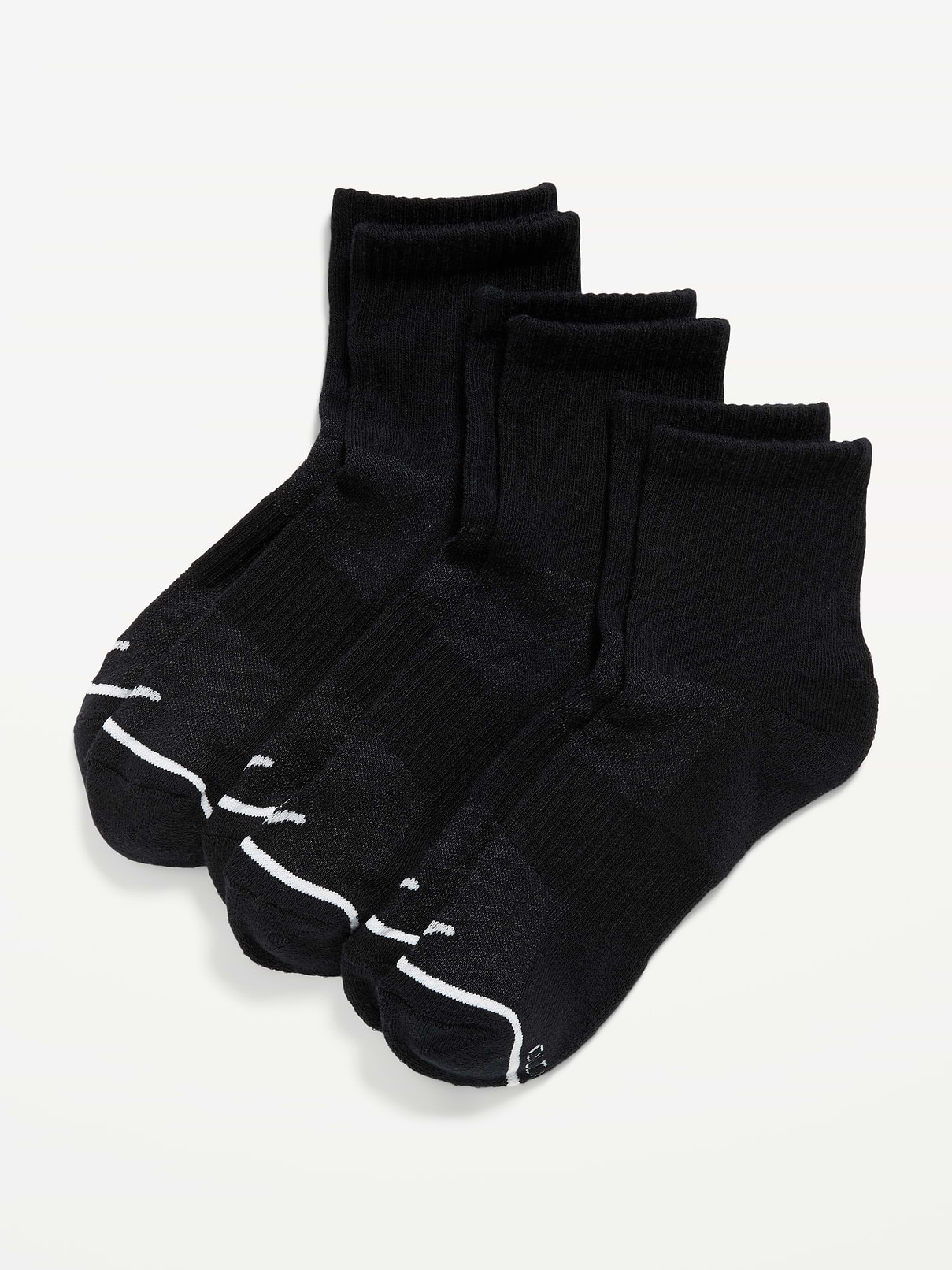 L'image numéro 1 présente Chaussettes de sport courtes pour femme (paquet de 3 paires)