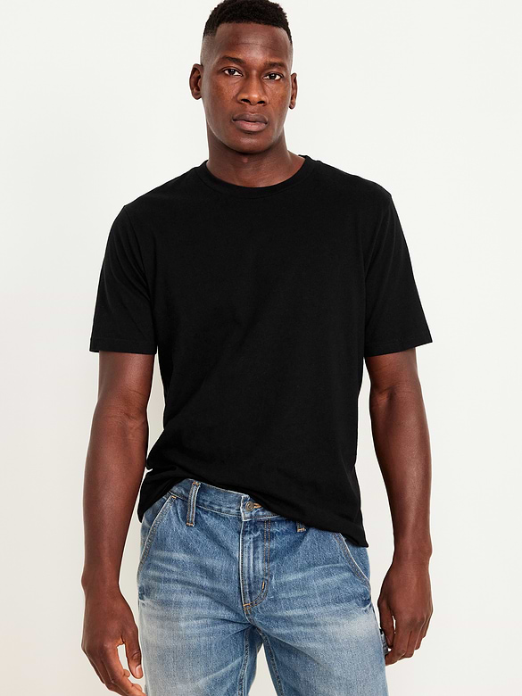 Solid Crew-Neck T-Shirt 5-Pack