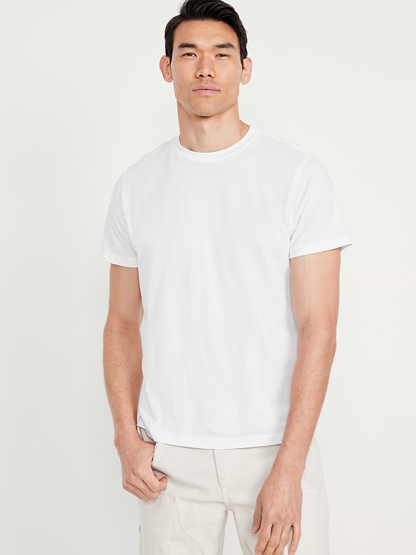 Solid Crew-Neck T-Shirt 5-Pack