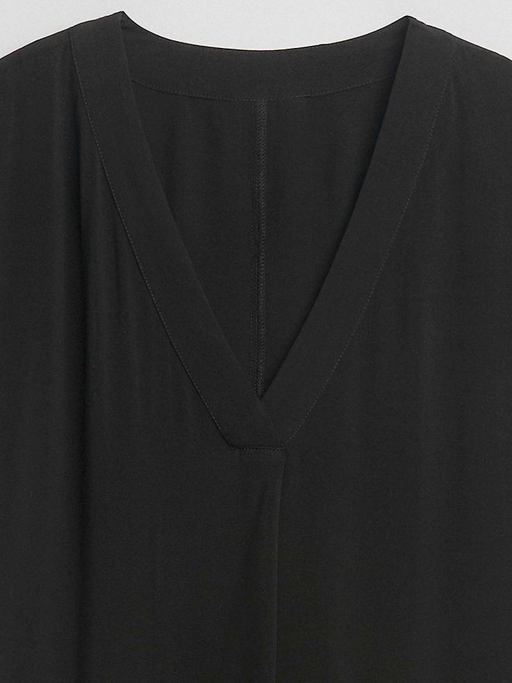 Image 5 of 6, V-Neck Dress