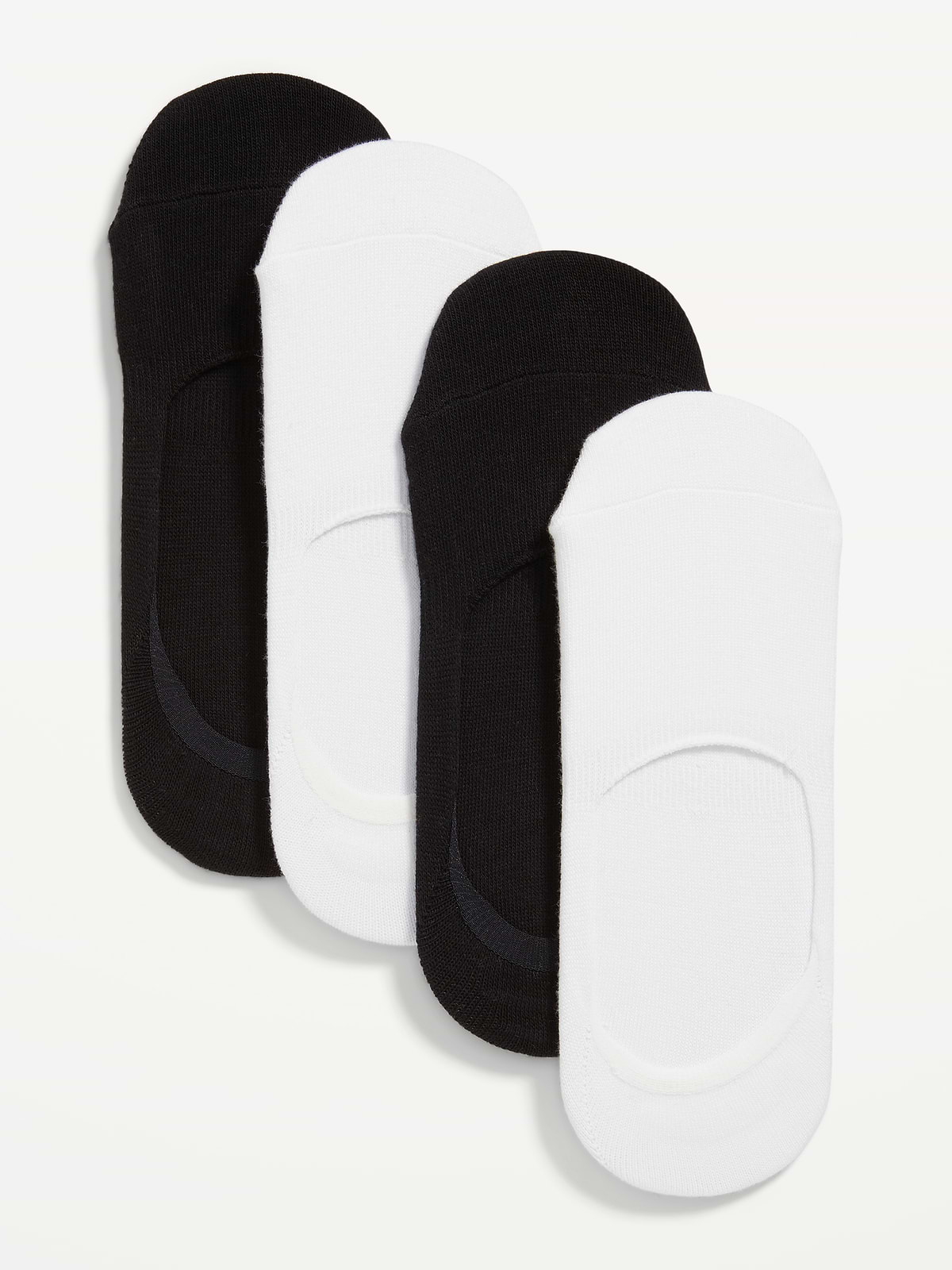 4-Pack No Show Socks