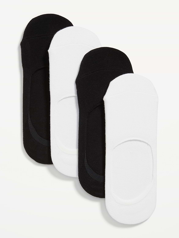4-Pack No Show Socks