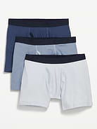 Image number 1 showing, 3-Pack Boxer Briefs -- 4.5-inch inseam