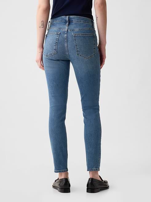 Mid Rise True Skinny Jeans - Gap