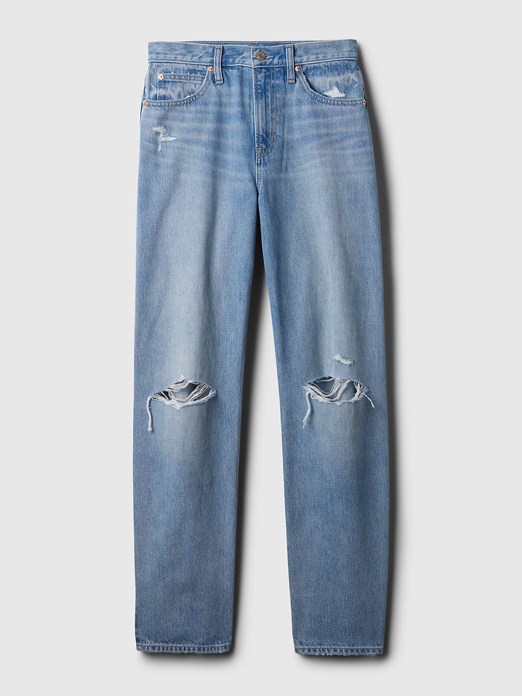 Image number 7 showing, High Rise Barrel Jeans
