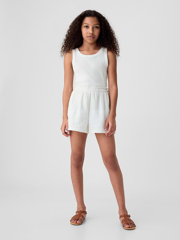 Kids Crinkle Gauze Shorts