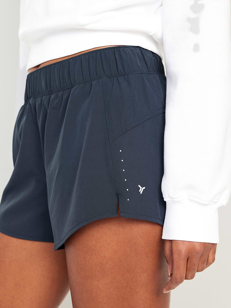 Image number 4 showing, Mid-Rise StretchTech Run Shorts -- 3-inch inseam