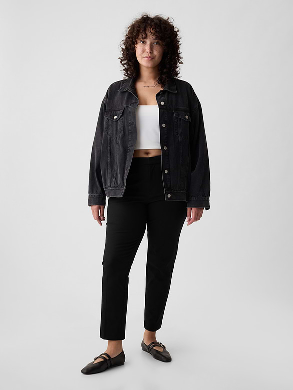 Mid Rise BiStretch Slim Ankle Pants