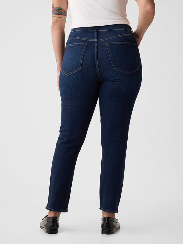 High Rise Vintage Slim Jeans