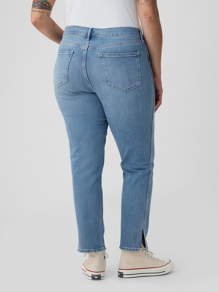 Image number 6 showing, Mid Rise Vintage Slim Split-Hem Jeans
