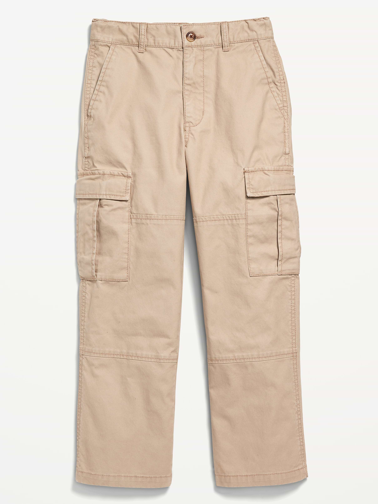 Image 4 de 5, Pantalon cargo coupe généreuse non extensible pour garçon