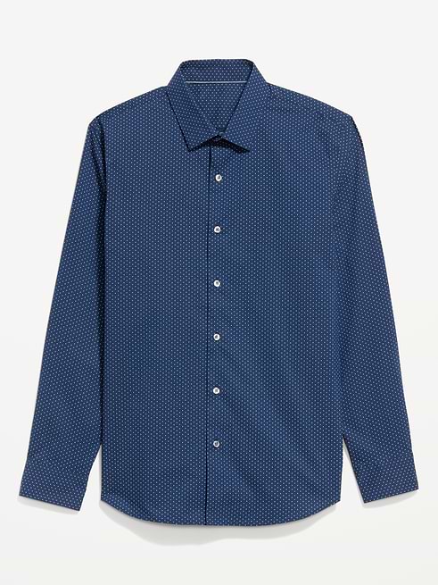 slim fit button down dress shirt Men's Solid Color (Red), Red / 2X-Large/18-18.5 Neck/36-37 Sleeve down shirt Mens Slim Fit Dress Shirt