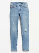 Image number 4 showing, High-Waisted Rockstar 360° Stretch Ripped Jeggings for Girls