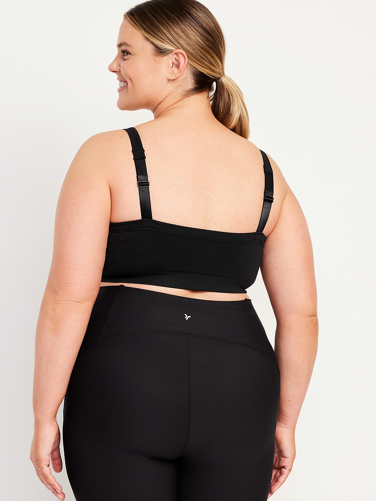 Image number 8 showing, Light Support Fluid Seamless Ribbed Sports Bra