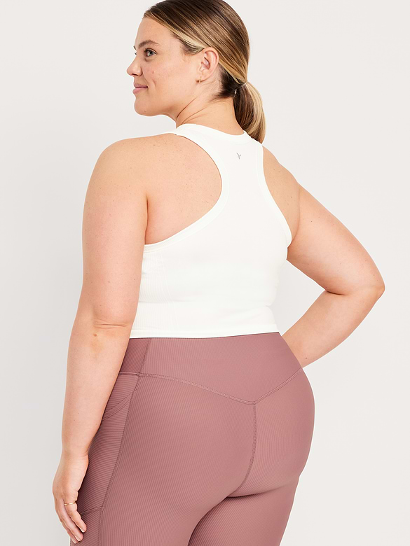 Fluid Seamless Fitted Crop Tank Top