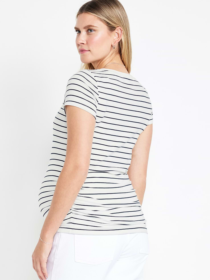 Image number 2 showing, Maternity Scoop-Neck T-Shirt