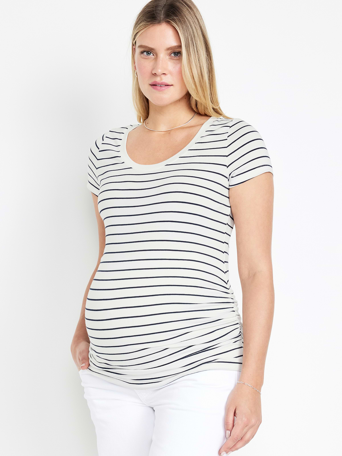 Maternity EveryWear Scoop-Neck T-Shirt
