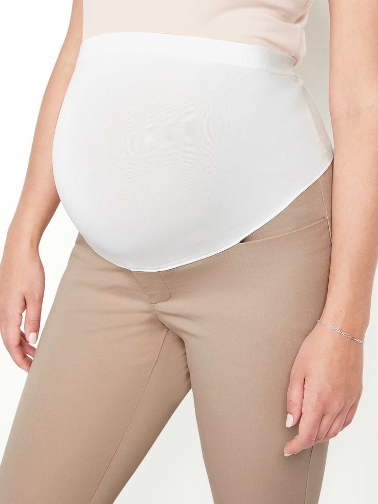 L'image numéro 5 présente Pantalon de maternité Pixie à panneau intégral, longueur cheville