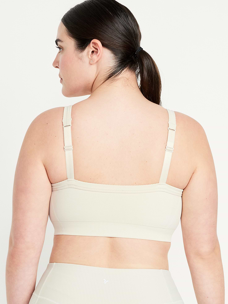 Image number 6 showing, Light Support Fluid Seamless Ribbed Sports Bra