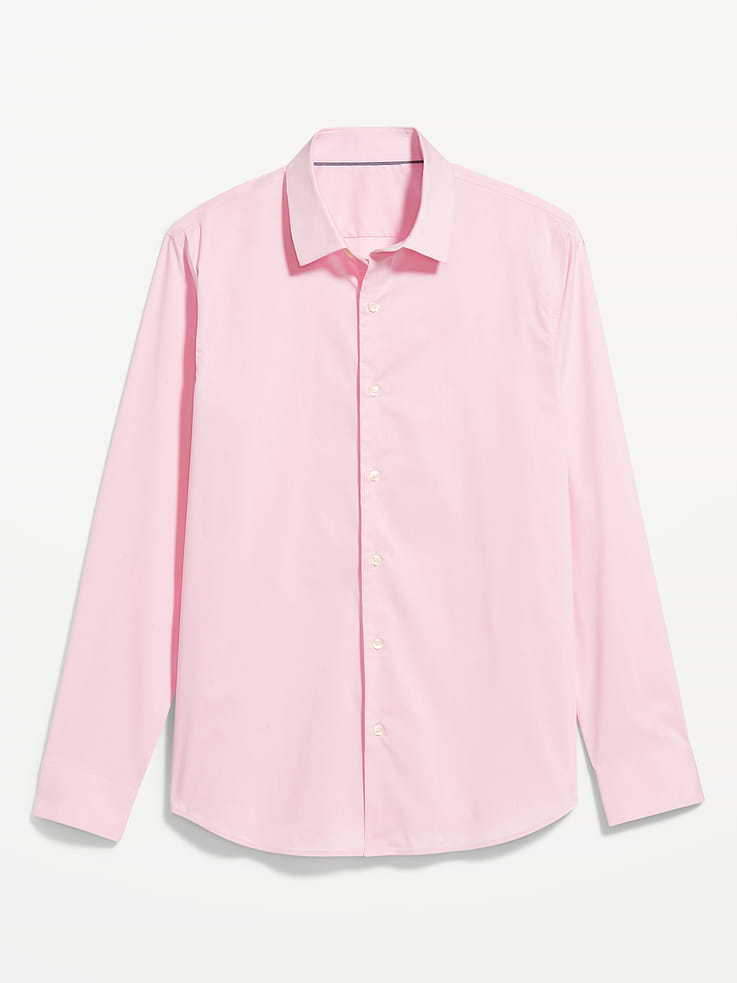 L'image numéro 4 présente Chemise habillée emblématique Pro Performance, coupe étroite