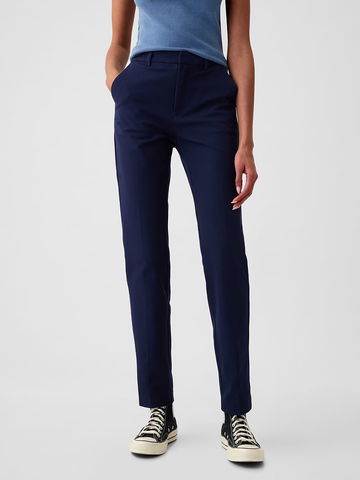 Image number 2 showing, Mid Rise BiStretch Slim Ankle Pants