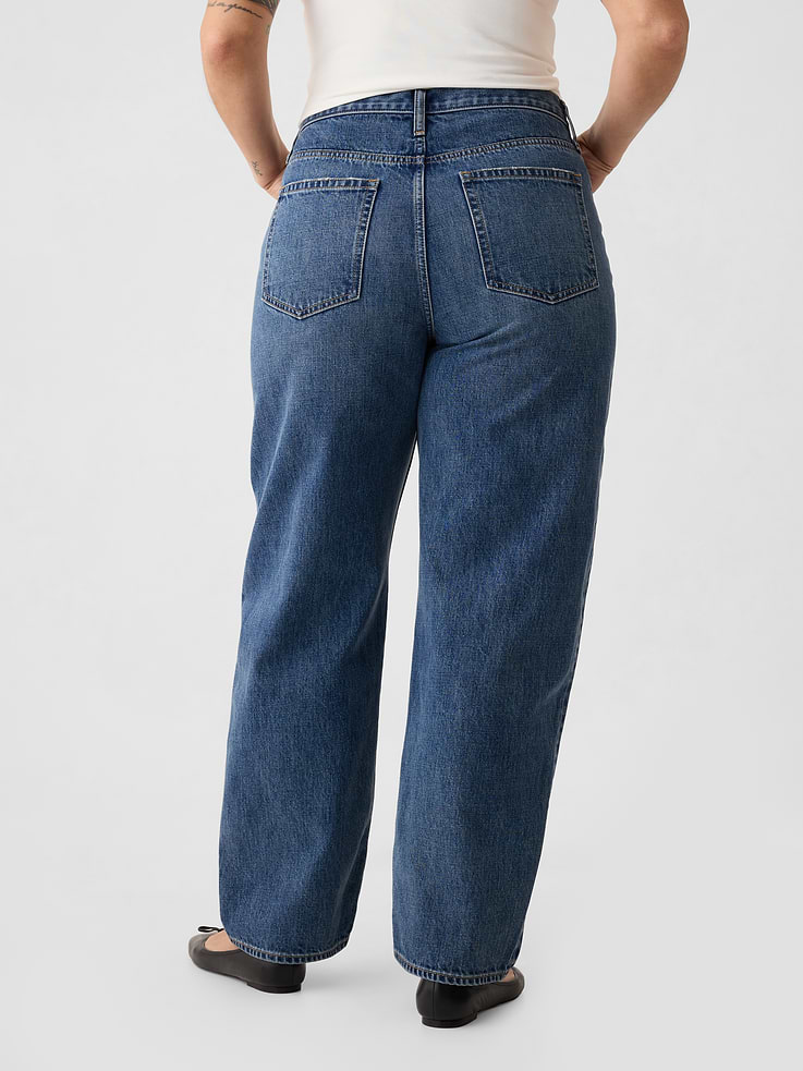 Image number 6 showing, High Rise Barrel Jeans
