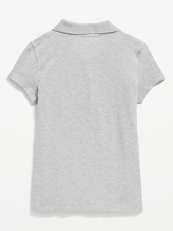 Uniform Pique Polo Shirt for Girls