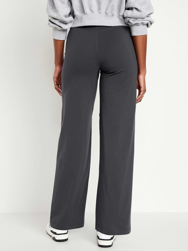 Image number 2 showing, High-Waisted Fashion Wide-Leg Leggings