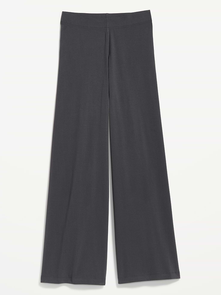 Image number 4 showing, High-Waisted Fashion Wide-Leg Leggings
