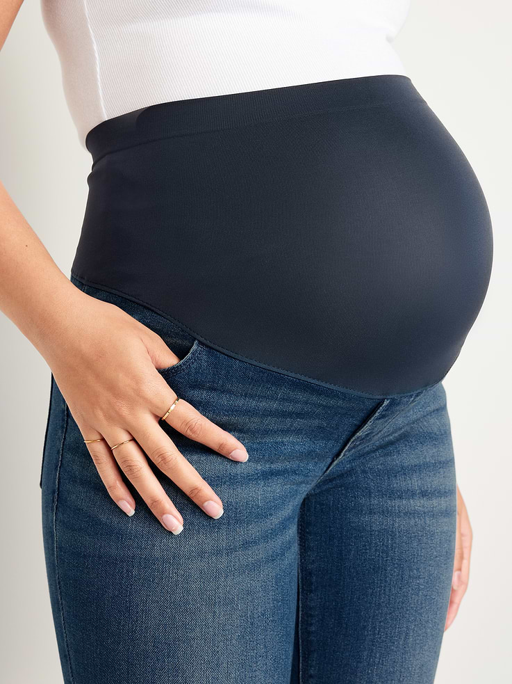 Image number 5 showing, Maternity Full-Panel Wow Skinny Jeans