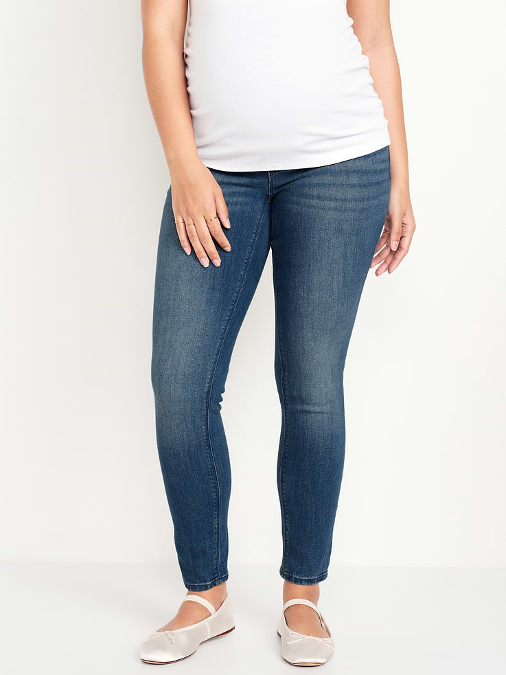 Image number 2 showing, Maternity Full-Panel Wow Skinny Jeans